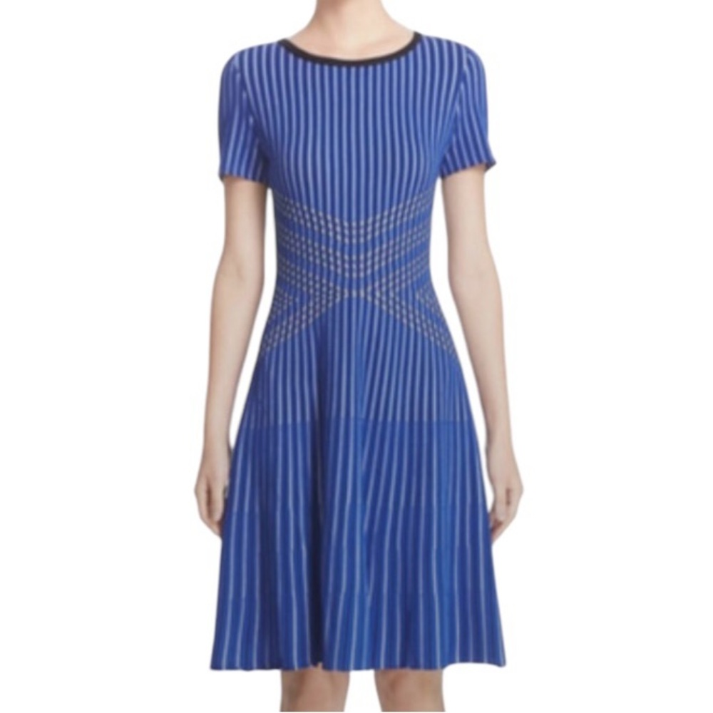 St John Atlantis Fit Flare Knit Dress Blue
Size 2 - Picture 5 of 12